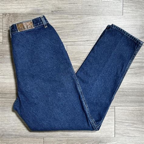 Vintage 90s Dark Wash Rockies Jeans Features A Depop