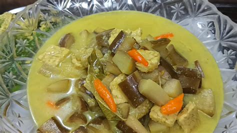 Resep Sayur Lodeh Terong Tahu Tempe