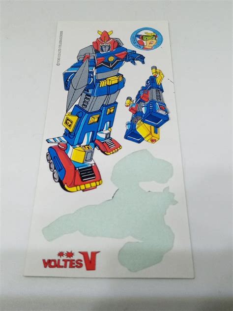 Vintage Voltes V Sticker Set Hobbies And Toys Memorabilia