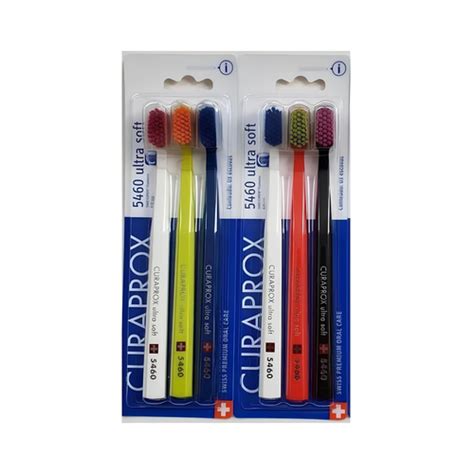 2 Kit De Escova Trio Curaprox 5460 Ultra Macia