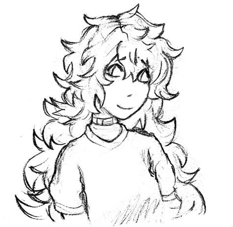 Nao Egokoro Sketch In 2024 Long Hair Drawing How To Draw Anime Hair