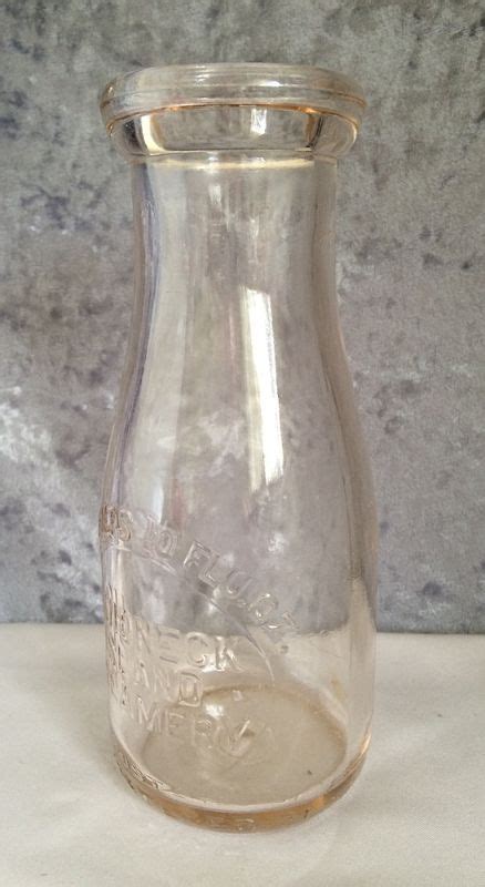 Antique Vintage Aquidneck Island Creamery Rhode Island Milk Bottle In