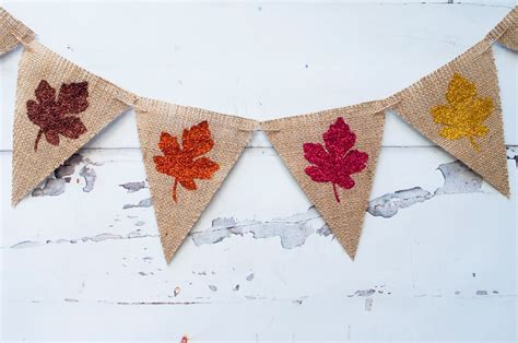 Fall Leaves Banner Autumn Leaves Banner Fall Decor Autumn