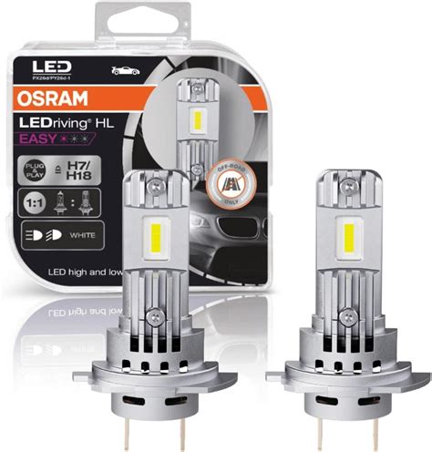 OSRAM 64210DWESY-HCB – LEDriving HL EASY H7/H18 12V 16.2W PX26d/PY26d-1 ...