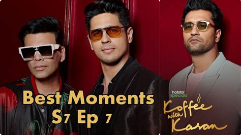 Koffee With Karan S7 Ep 7 Highlights Sidharth Malhotra S Coy On Dating