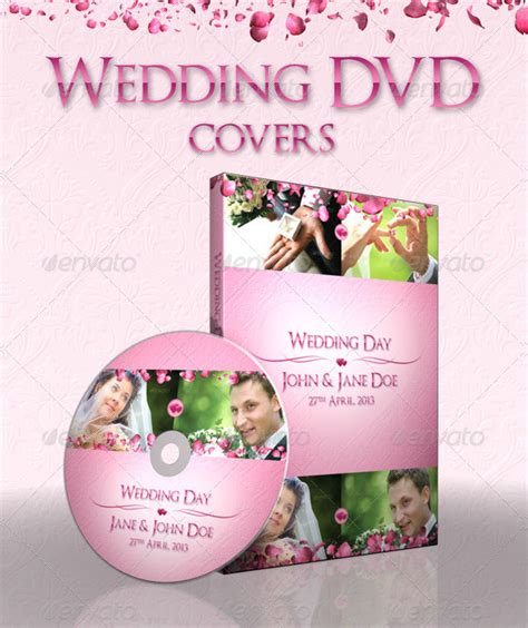 Cover Dvd Wedding Psd Gratis