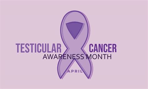 Testicular Cancer Awareness Month Background Banner Card Poster