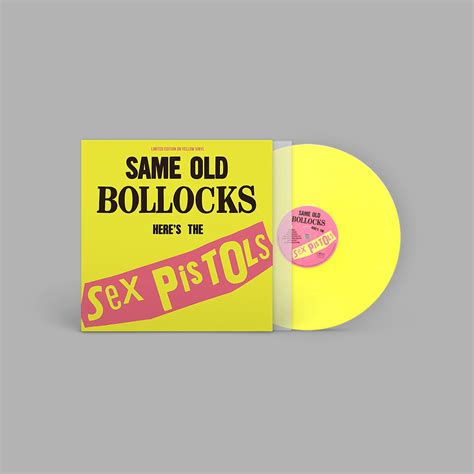 Sex Pistols Same Old Bollocks Here’s The Sex Pistols Lp Bootleg Yellow The Noise Music Store