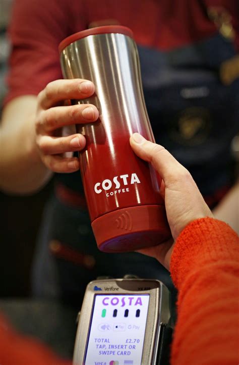 Costa launches contactless reusable coffee cup with Barclaycard ...