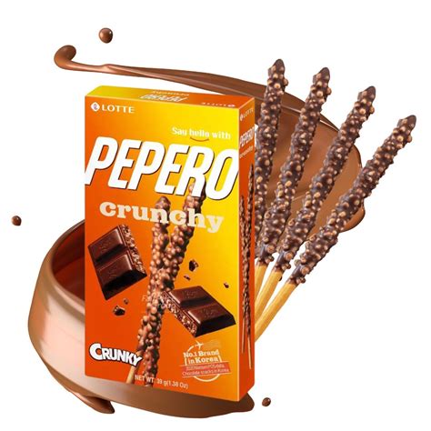 Lotte Pepero Crunchy G Haru Produtos Orientais E Naturais