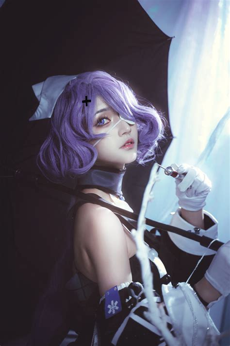 Cos：明日方舟絮雨cosplay正片15p 小侦探莉莉西 哔哩哔哩