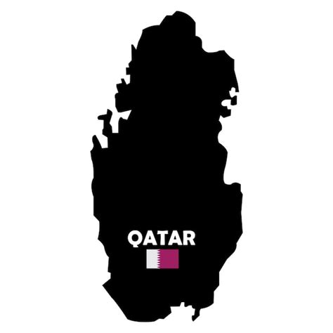 Icono De Mapa De Qatar Vector Premium NBKomputer