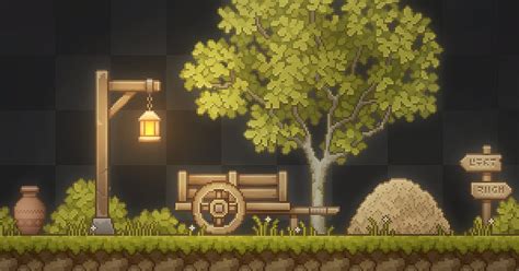 Pixel Art Platformer Village Props Free Asset R Unity2d