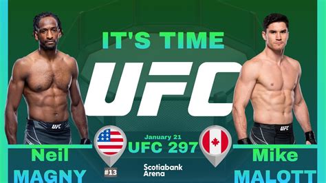 Neil MAGNY Vs Mike MALOTT Full FIGHT UFC 297 YouTube