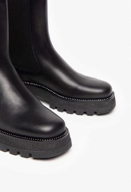 Nero Giardini Black Pull On Boot With Sparkle Shoobaloo