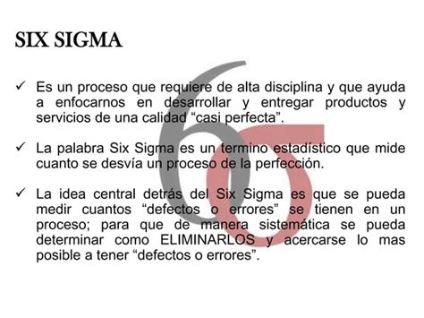 Qué es el Six Sigma PPT