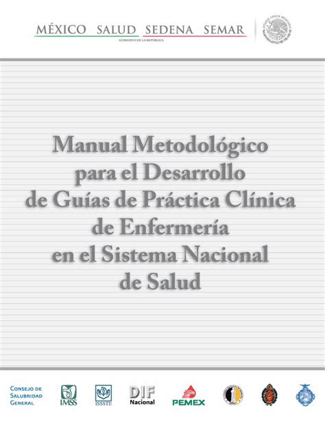 PDF MANUAL METODOLÓGICO PARA LA INTEGRACIÓN DE GUÍAS DE PRÁCTICA