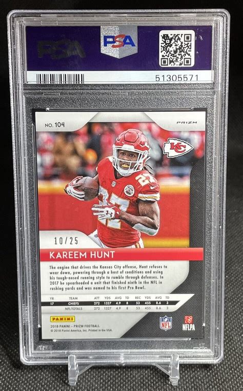 Panini Prizm Camo Prizm Kareem Hunt For Sale Online Ebay