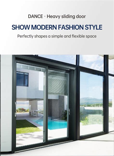 Double Triple Glazed Accordion Door Aluminium Bifold Glass Folding Door