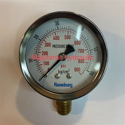 Jual Pressure Gauge Manometer 2 5 Inch 60 Bar Kg Cm2 Black Steel