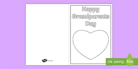 KS2 Grandparents Day Card (teacher made)