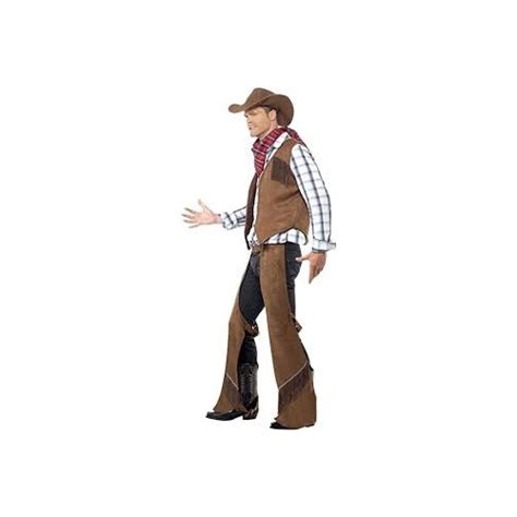 Costume Da Cowboy Con Frange Per Adulti Travestimento Per Feste