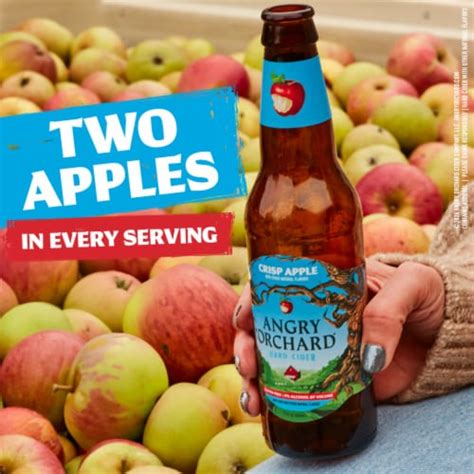 Angry Orchard Crisp Apple Hard Cider Beer 6 Bottles 12 Fl Oz Kroger