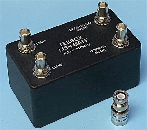 Review: Tekbox LISN Mate is valuable for evaluating filter circuits ...