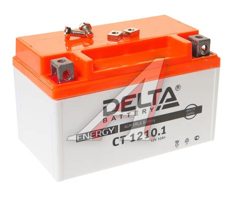Аккумулятор DELTA 10А/ч - 6СТ10 YTZ10S СТ1210.1 - купить в АвтоАльянс ...