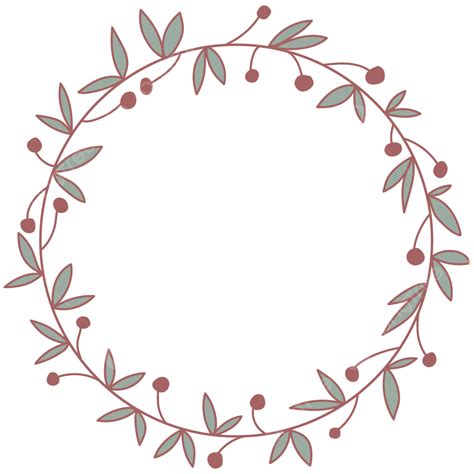 Green Leaves Frame Vector Hd Png Images Green Leaves Frame Wreath