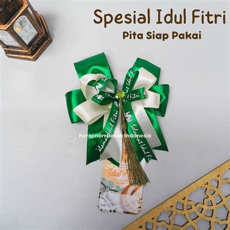 Jual Spesial Pita Jadi Siap Pakai Lebaran Idul Fitri Edisi Tassel 2024