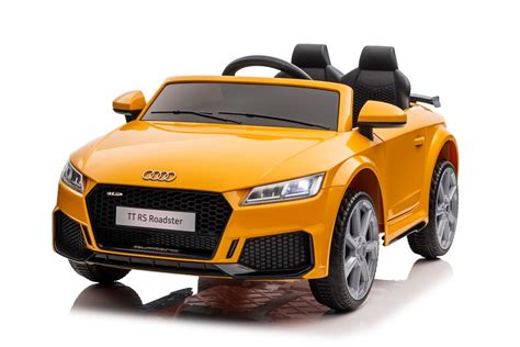 Pojazd Na Akumulator Audi TT RS Żółte 11942 LeanToys