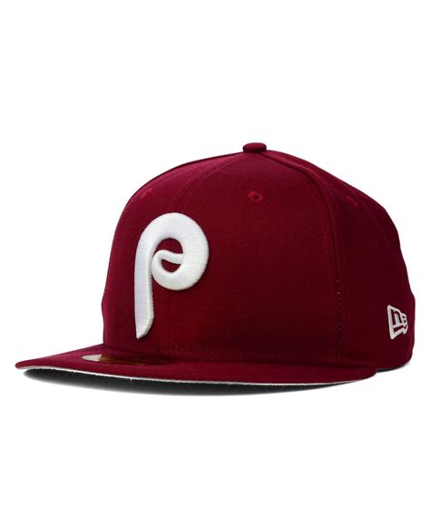 Ktz Philadelphia Phillies Mlb Cooperstown 59fifty Cap in Red for Men | Lyst