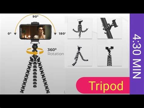 DIGITEK DTR 260 GT Gorilla Tripod Mini 33 CM 13 Inch Tripod For