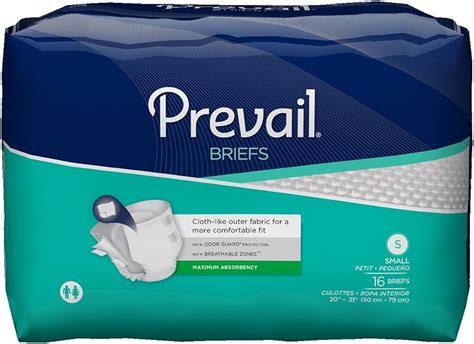 Prevail Incontinence Briefs Maximum Absorbency Unisex 56 Off