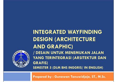 PDF PPT Integrated Wayfinding Design DOKUMEN TIPS