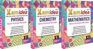 Xam Idea Bundle Set Of Physics Chemistry And Mathematics Class