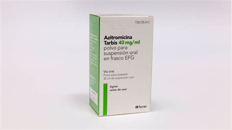 Azitromicina Tarbis Efg Mg Ml Polvo Para Suspension Oral