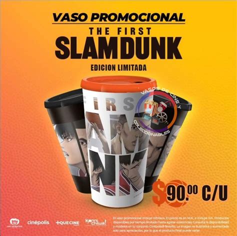 A este precio se venderá el vaso coleccionable de Slam Dunk en Cinépolis