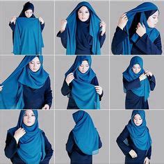 10 Cara Pakai Shawl Tudung Labuh Yang Cantik Dan Tutup Depan