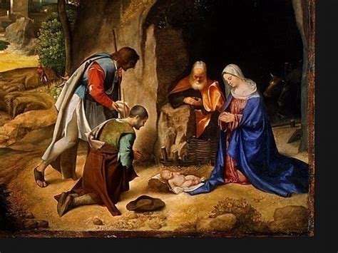 THE ADORATION OF THE SHEPHERDS DETALJ 4 Giorgione Giorgio Barbarelli