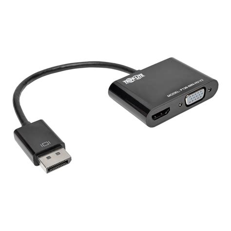 Tripp Lite Displayport To Hdmi Vga Adapter Converter 4k X 2k 2430hz