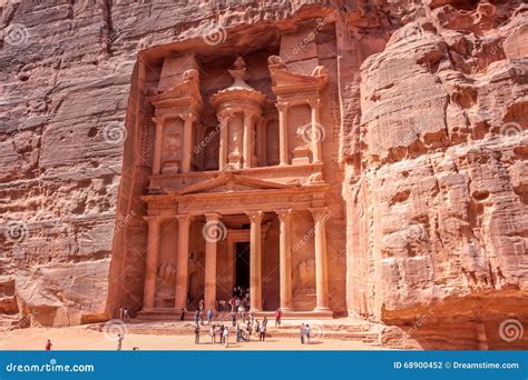 Petra Jordan Temple Editorial Photography Image Of Petra 68900452