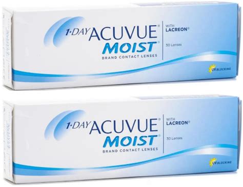 Acuvue контактные линзы 1-Day Acuvue Moist -3, 8.5 (60шт) - купить с ...