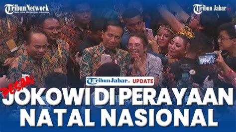 Jemaat Natal Nasional Heboh Presiden Jokowi Di Gereja Bethany Surabaya