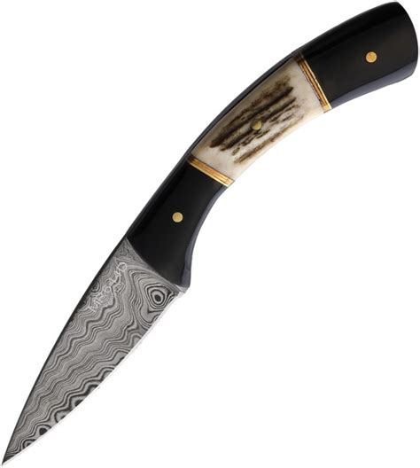 Marbles Fixed Blade Stag Damascus Mr D