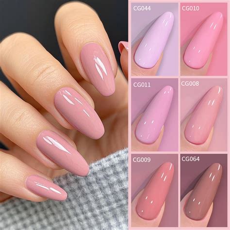Jual BORN PRETTY Nude Pink Gel Polish Merah Jambu Kutek Gel Semi Permanent Nail Gel 10ml French