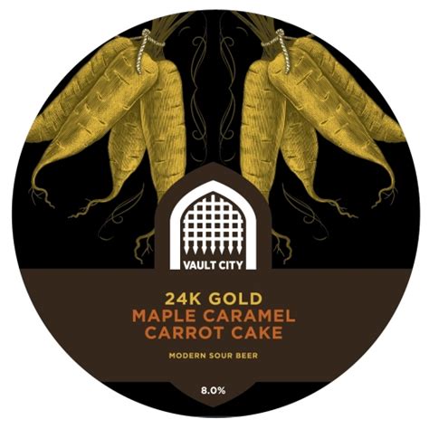 24k Gold Maple Caramel Carrot Cake Vault City Brewing Untappd