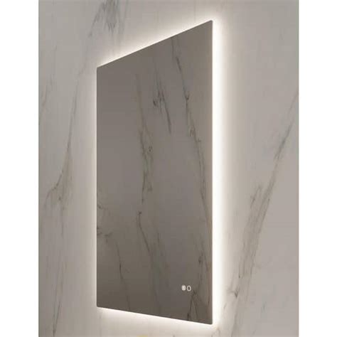 Kuoni In W X In H Rectangular Frameless Wall Mounted Bathroom