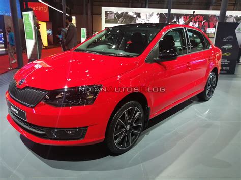 Skoda Rapid Monte Carlo L Tsi Live From Auto Expo